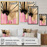 Pink Gerbera Flower On Abstract Fusion I