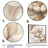 Single Beige Flower II