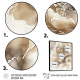 Single Beige Flower IV