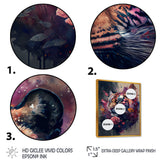 Cute Tiger Floral Art I