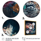 Cute Tiger Floral Art II