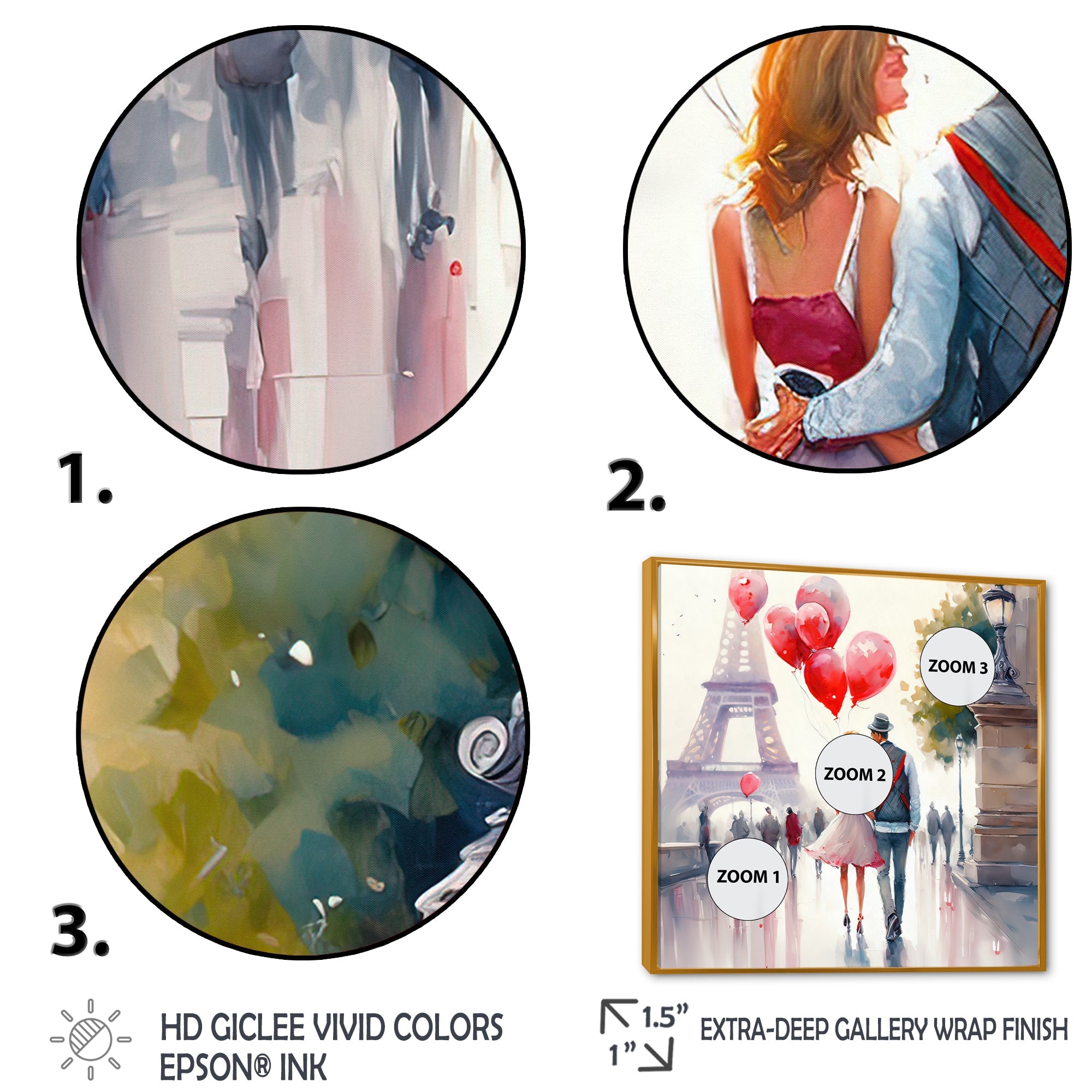 Couples In Love In Paris III