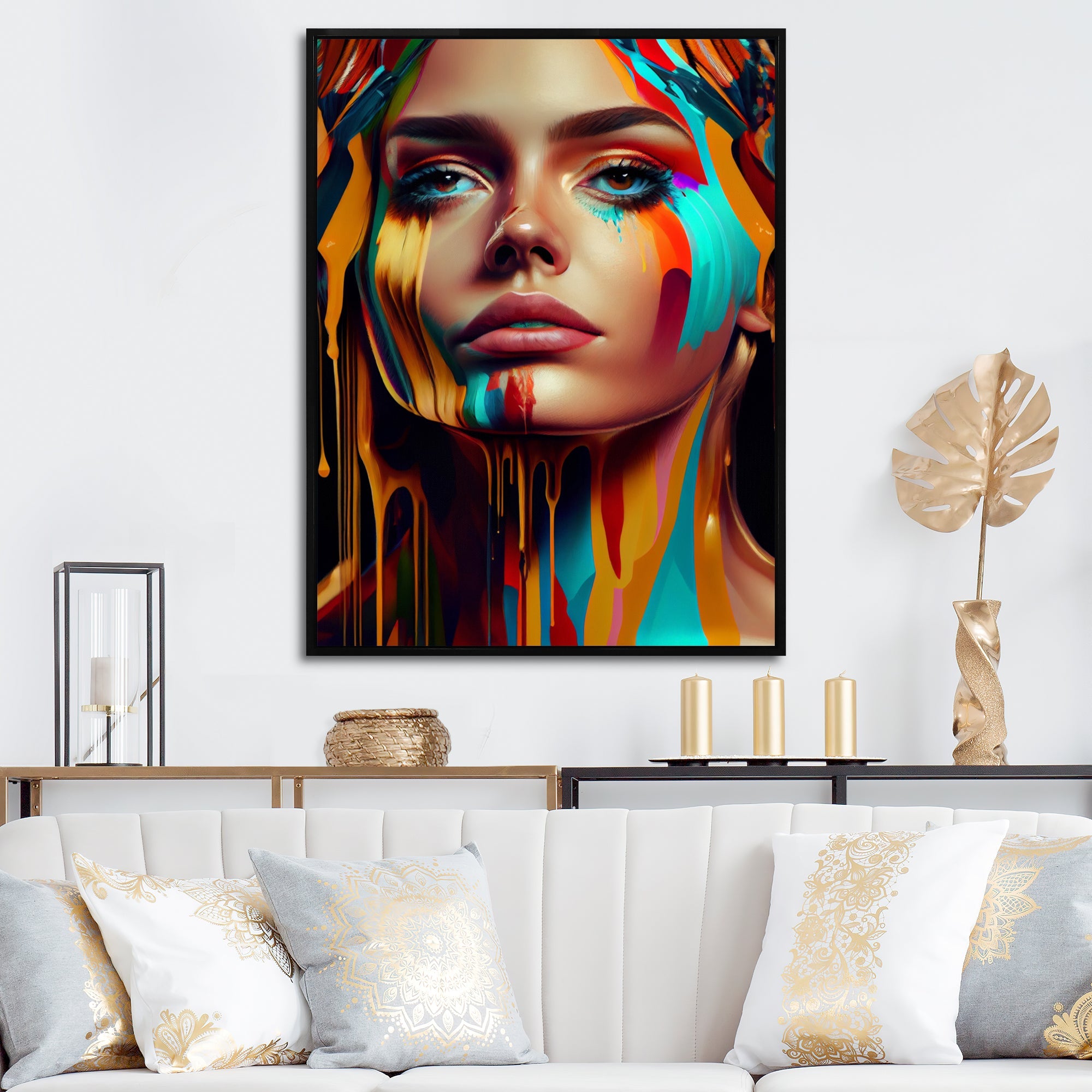 Vibrant Creative Woman Portrait V