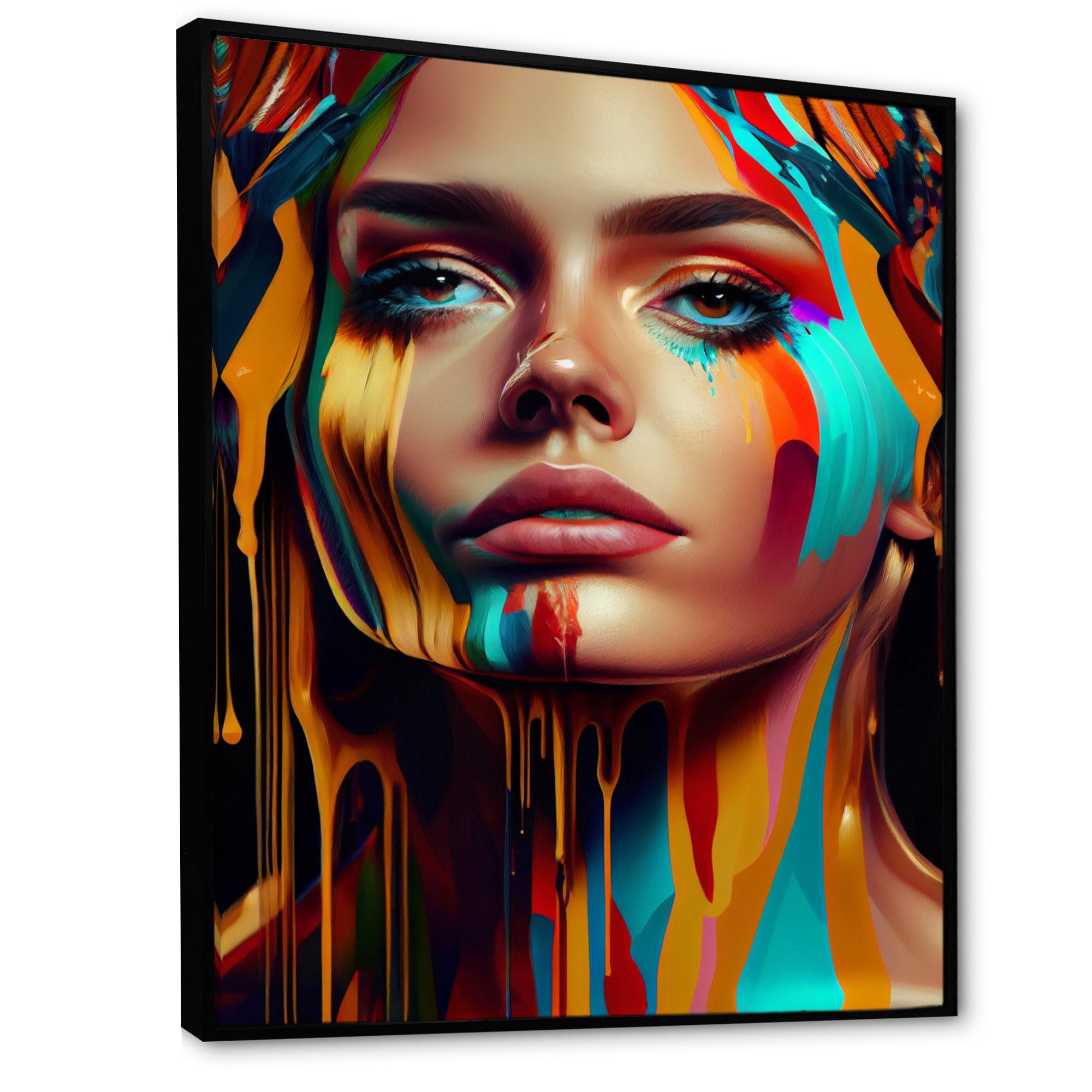 Vibrant Creative Woman Portrait V