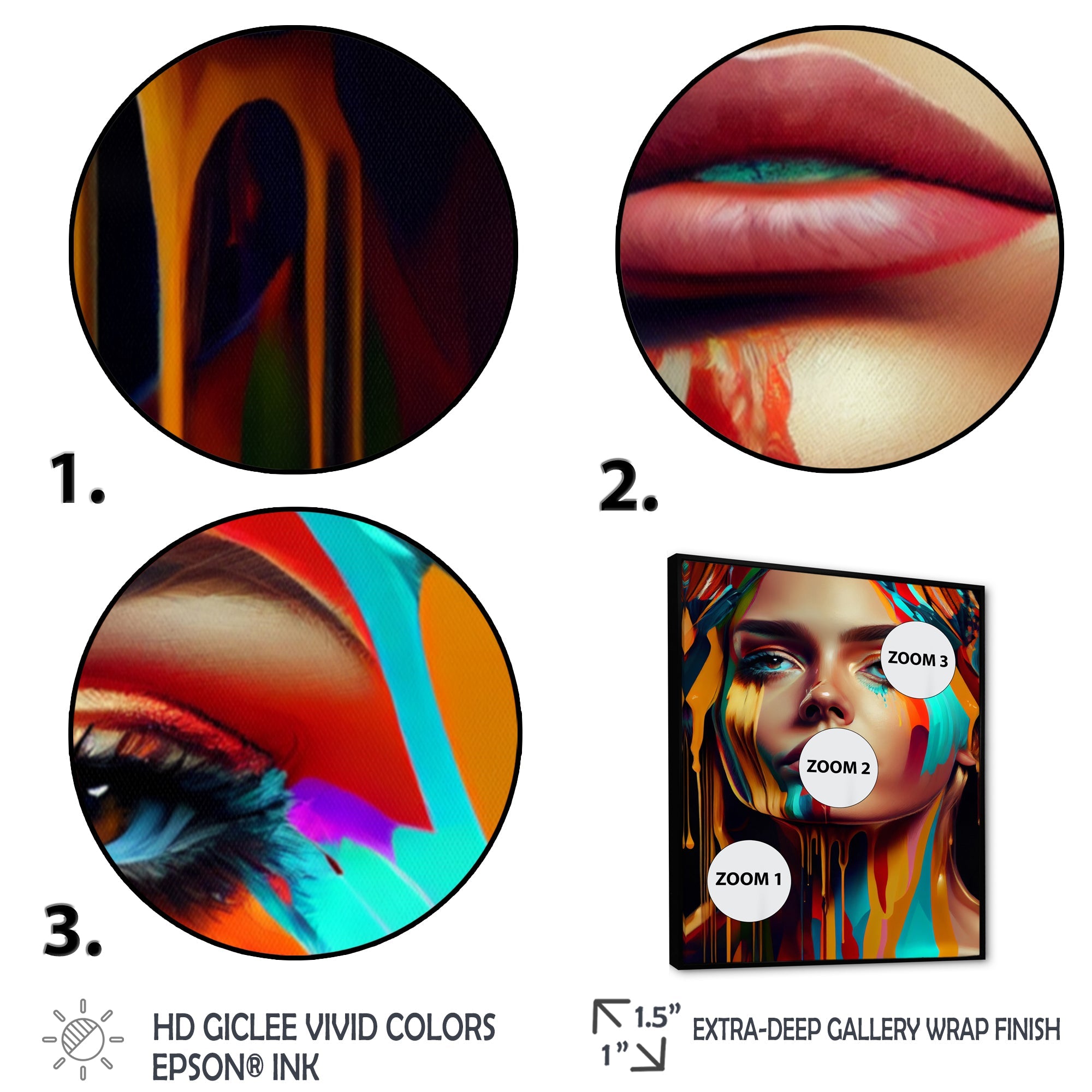 Vibrant Creative Woman Portrait V