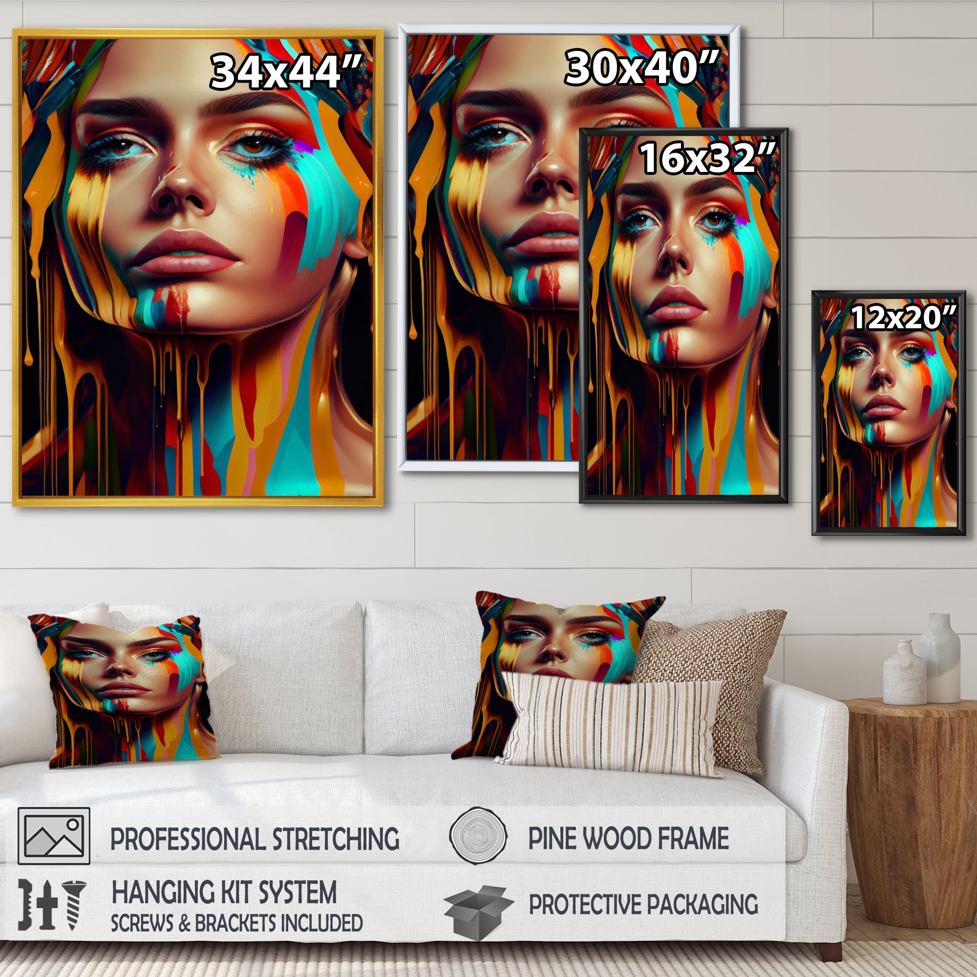 Vibrant Creative Woman Portrait V