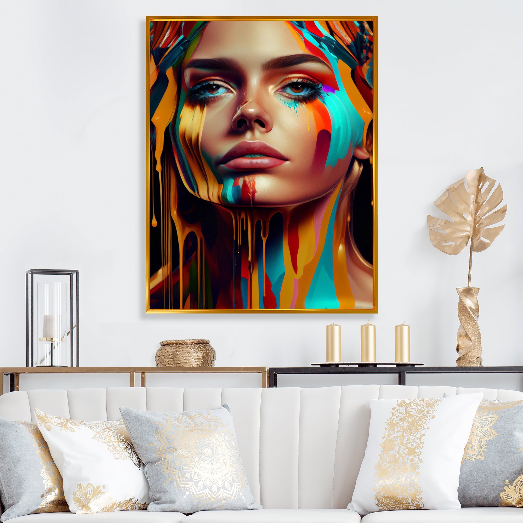 Vibrant Creative Woman Portrait V