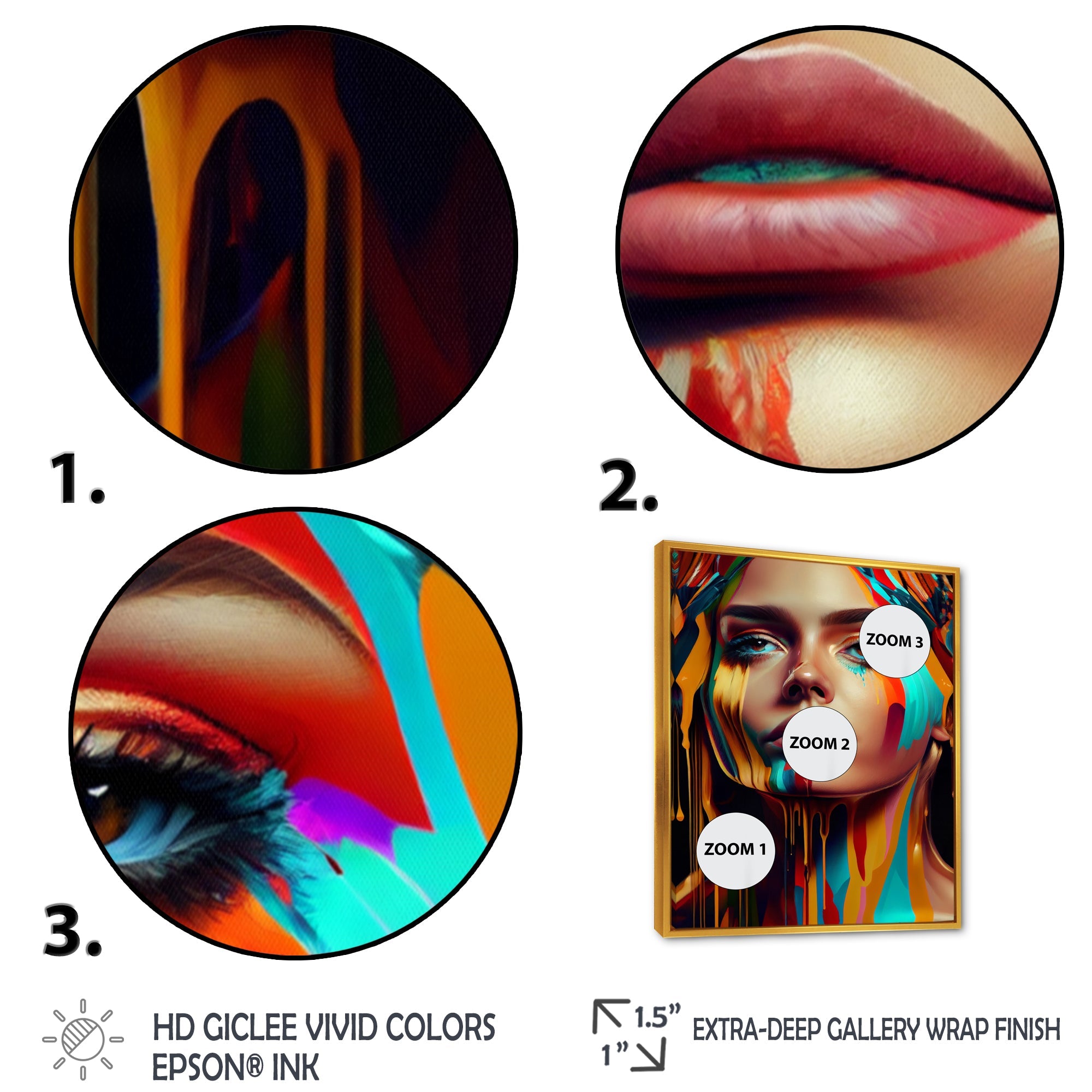 Vibrant Creative Woman Portrait V