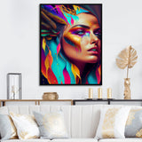 Avant Garde Feather Sensual Portrait II