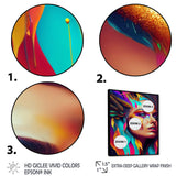 Avant Garde Feather Sensual Portrait II