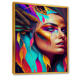 Avant Garde Feather Sensual Portrait II