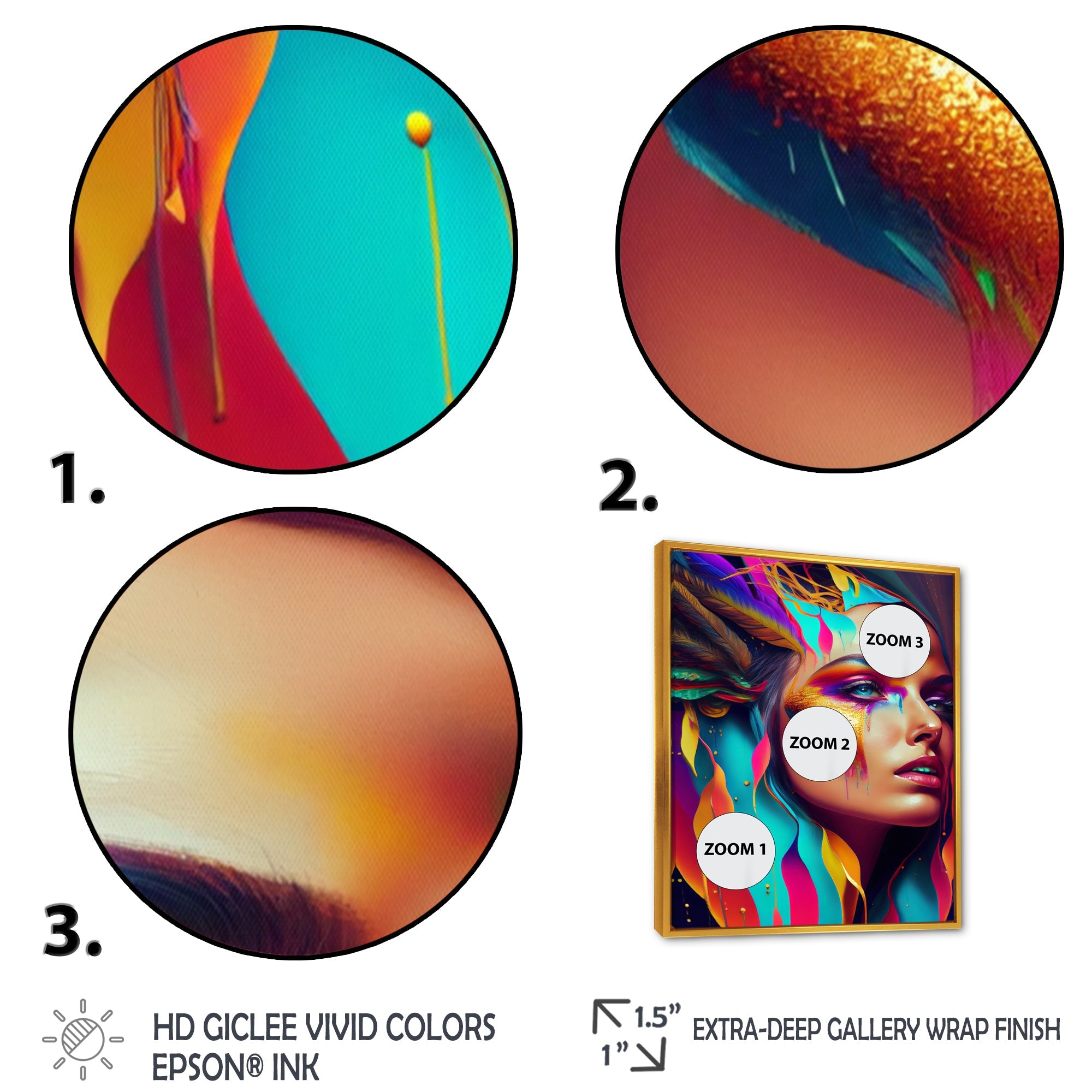 Avant Garde Feather Sensual Portrait II