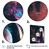 Double Exposure Woman Portrait Sci-Fi I