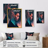 Double Exposure Woman Portrait Sci-Fi III