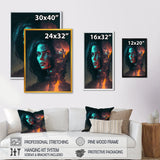 Double Exposure Woman Portrait Sci-Fi IV