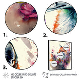 Cute Fox Floral Art II