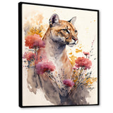 Cute Puma Floral Art III