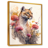 Cute Puma Floral Art III
