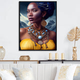 Queen African Woman In Winter