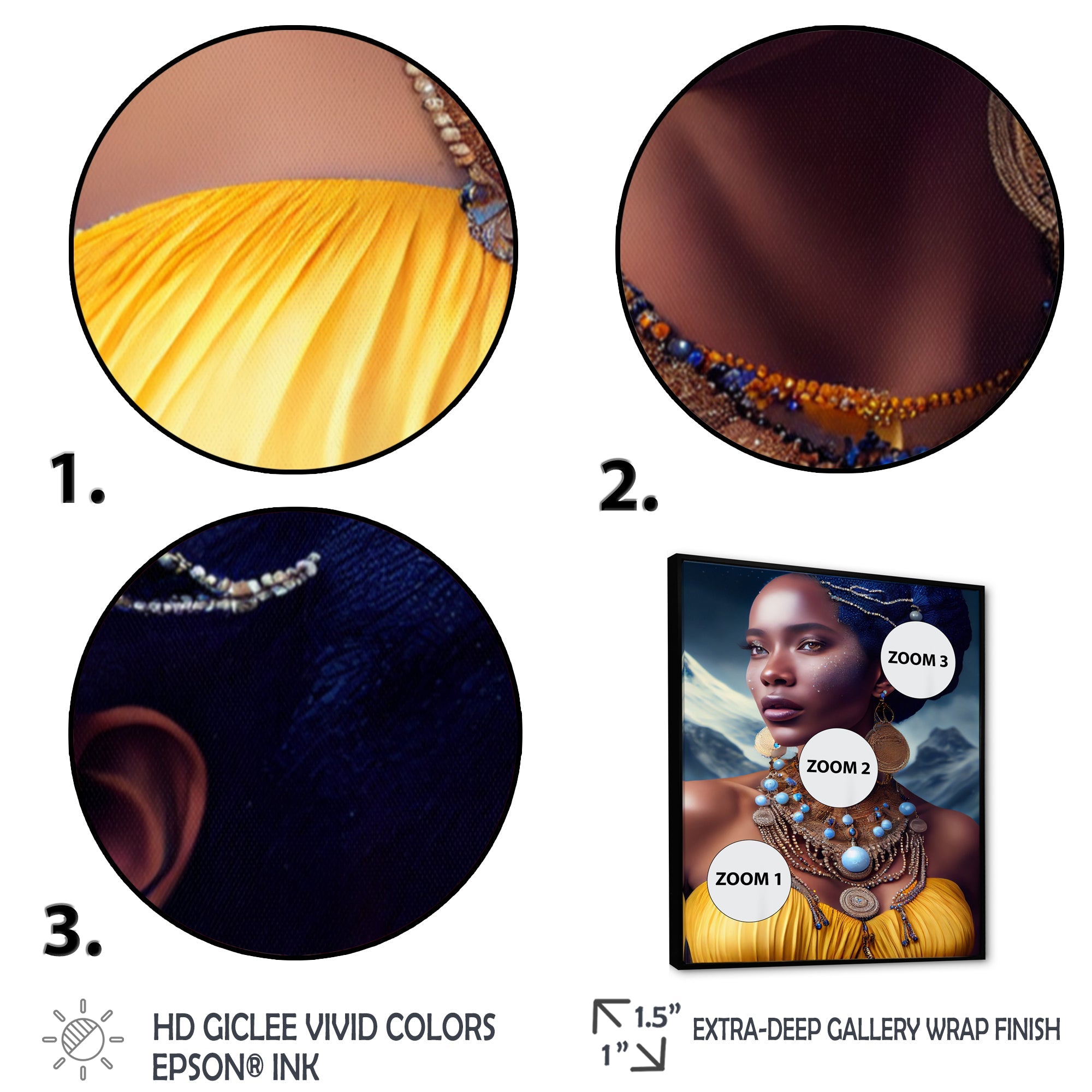 Queen African Woman In Winter