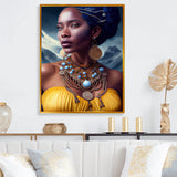 Queen African Woman In Winter