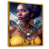 Queen African Woman In Winter