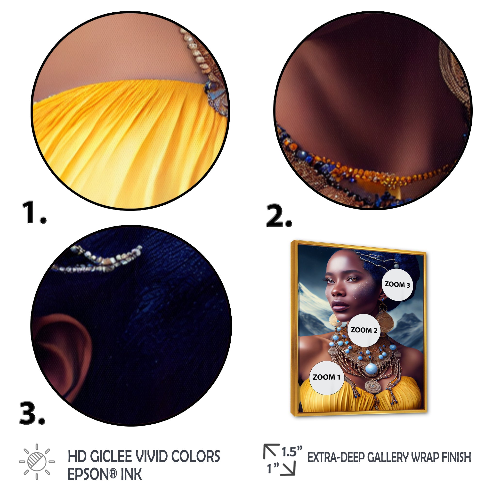 Queen African Woman In Winter