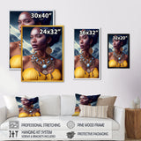 Queen African Woman In Winter