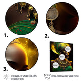 Emerald Queen African Woman Under Moon III