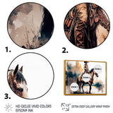 Western Cowboy Riding A Horse I