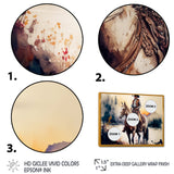 Western Cowboy Riding A Horse II