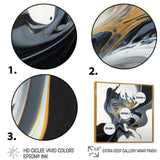 Bright Blue Smooth Abstract II