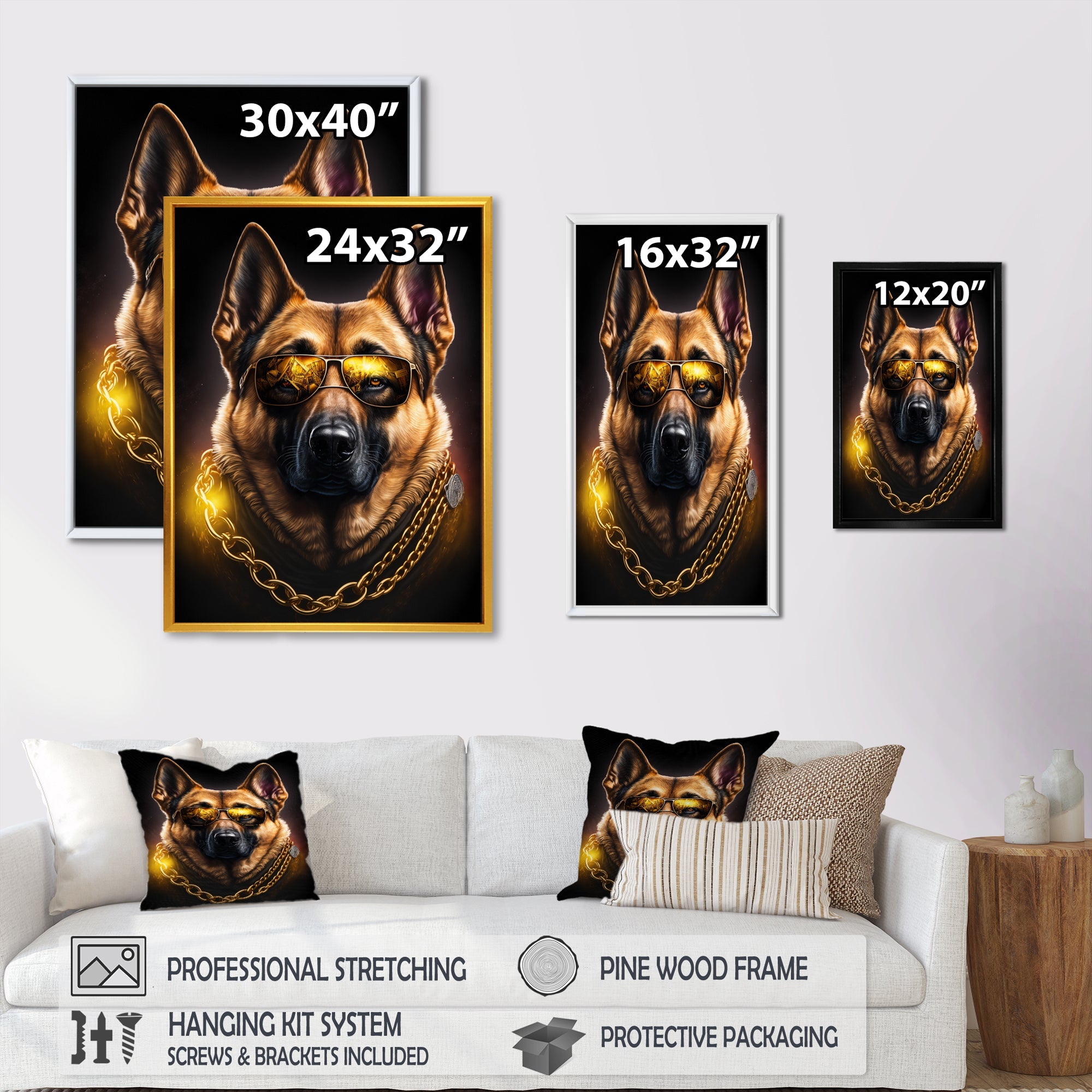 German Shepherd Gangster In NYC II