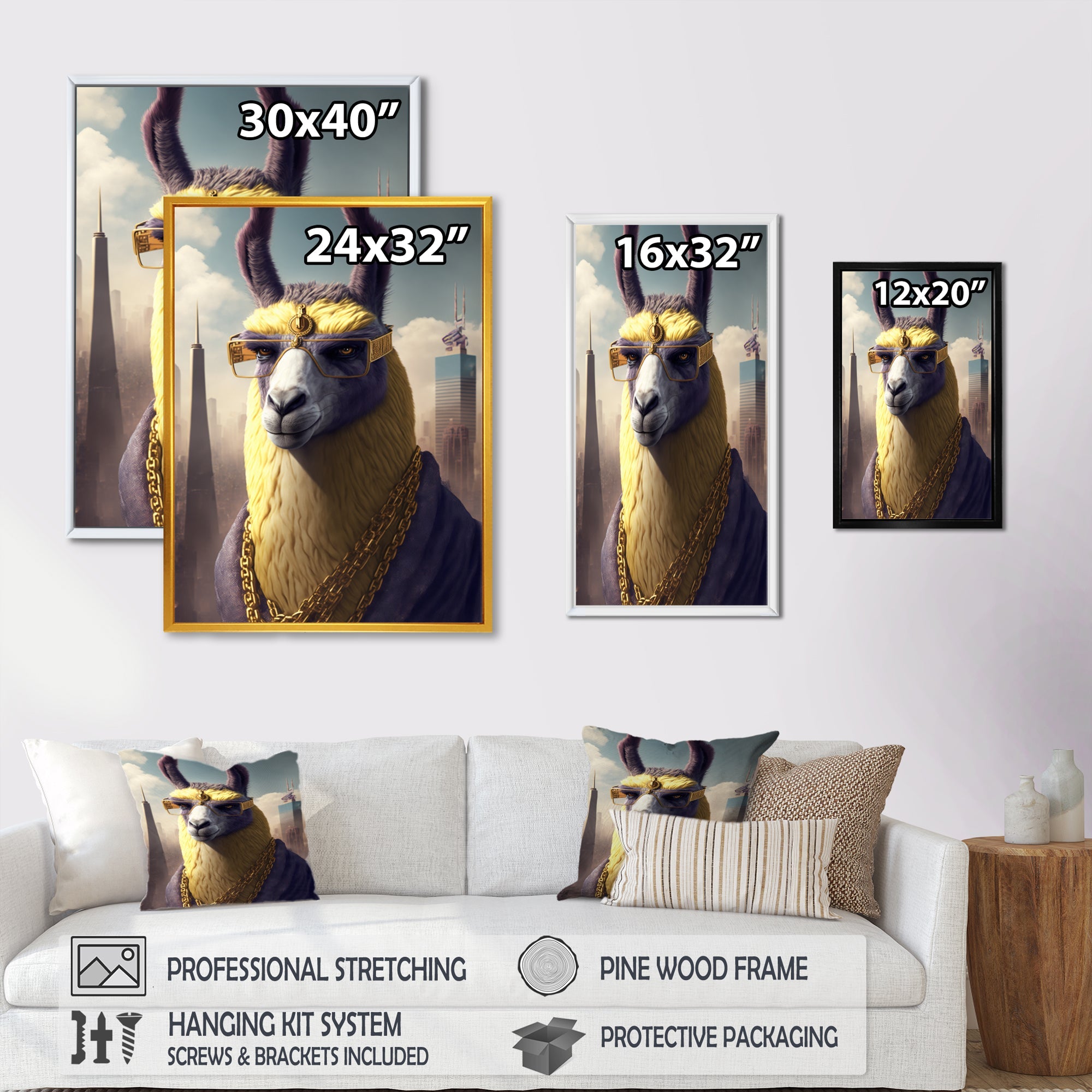 Llama Gangster In NYC