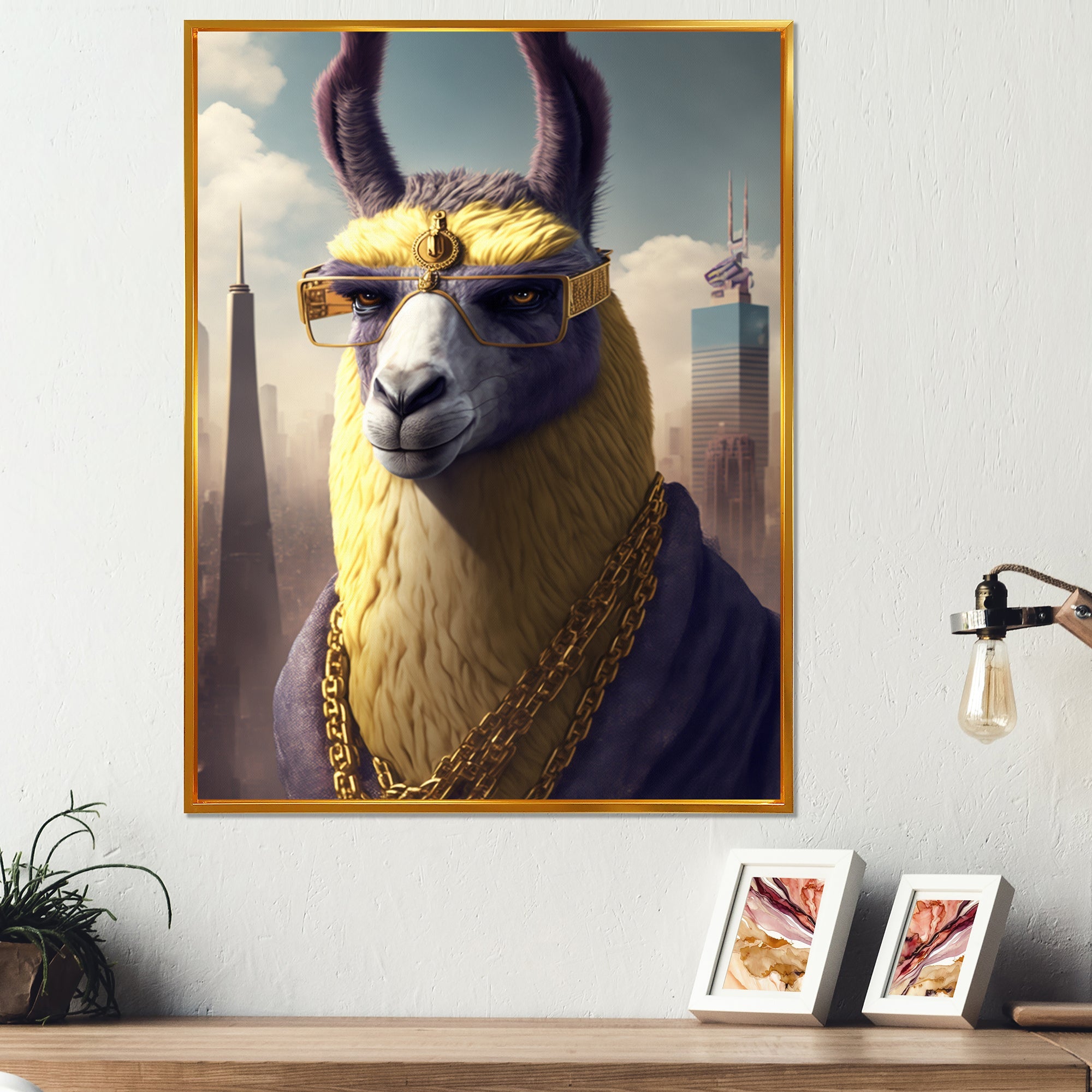 Llama Gangster In NYC