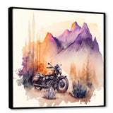 Motorcycle Parked In The Desert IV