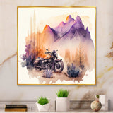 Motorcycle Parked In The Desert IV