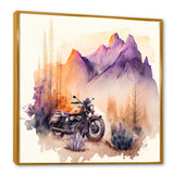 Motorcycle Parked In The Desert IV