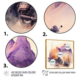 Motorcycle Parked In The Desert IV