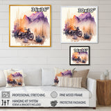 Motorcycle Parked In The Desert IV