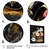 Black And Gold High Heel Shoe I