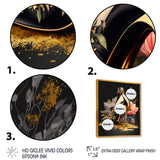 Black And Gold High Heel Shoe I