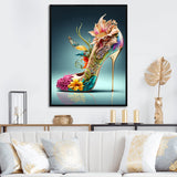 Blue Floral Hight Heels III