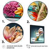 Blue Floral Hight Heels III