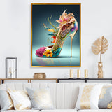 Blue Floral Hight Heels III