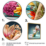 Blue Floral Hight Heels III