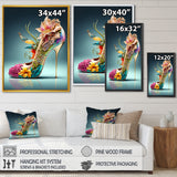 Blue Floral Hight Heels III