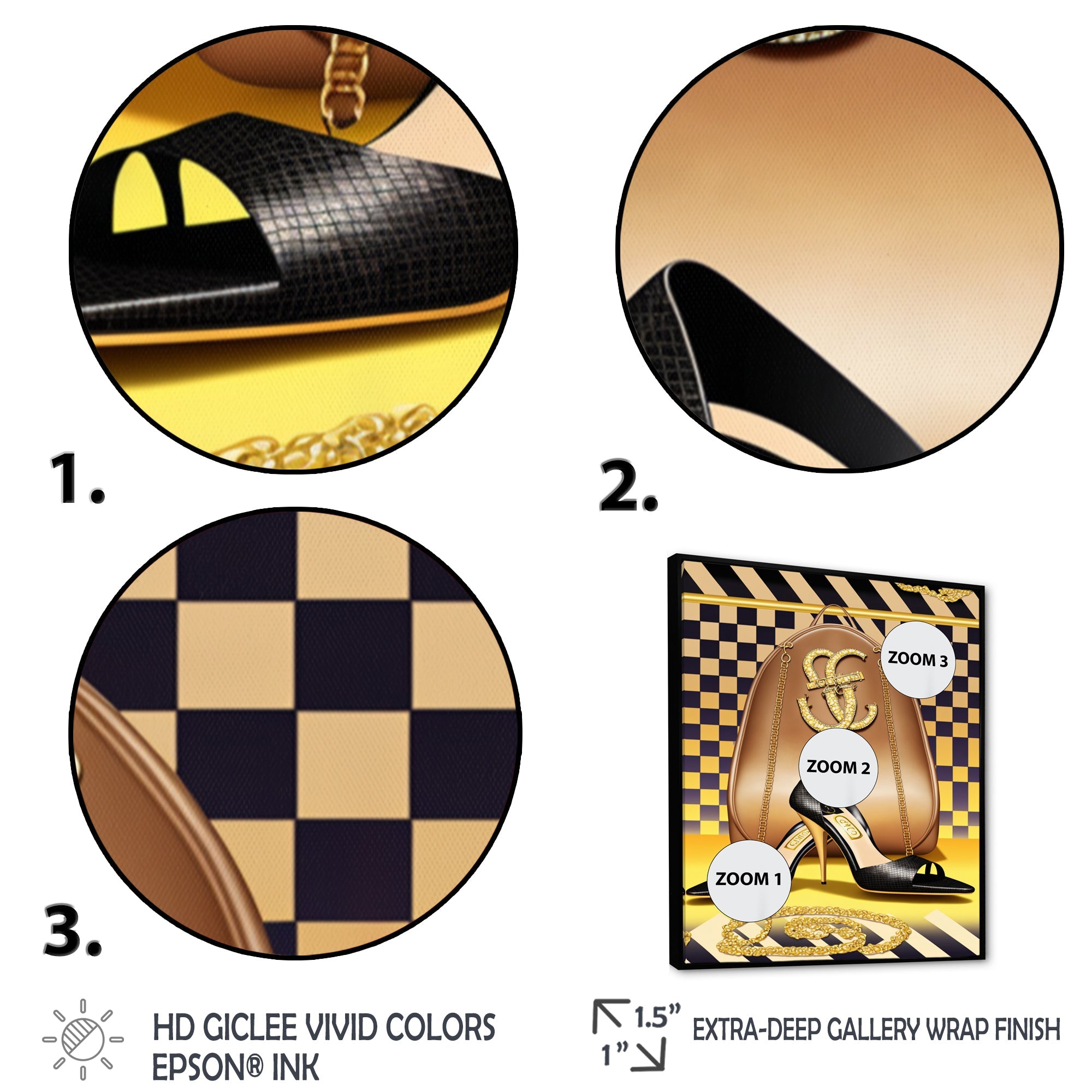 Retro Art Deco High Heel Shoe V