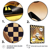 Retro Art Deco High Heel Shoe V