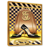 Retro Art Deco High Heel Shoe V